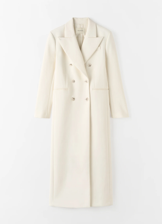 Margot Long Tailored Blazer - vanilla