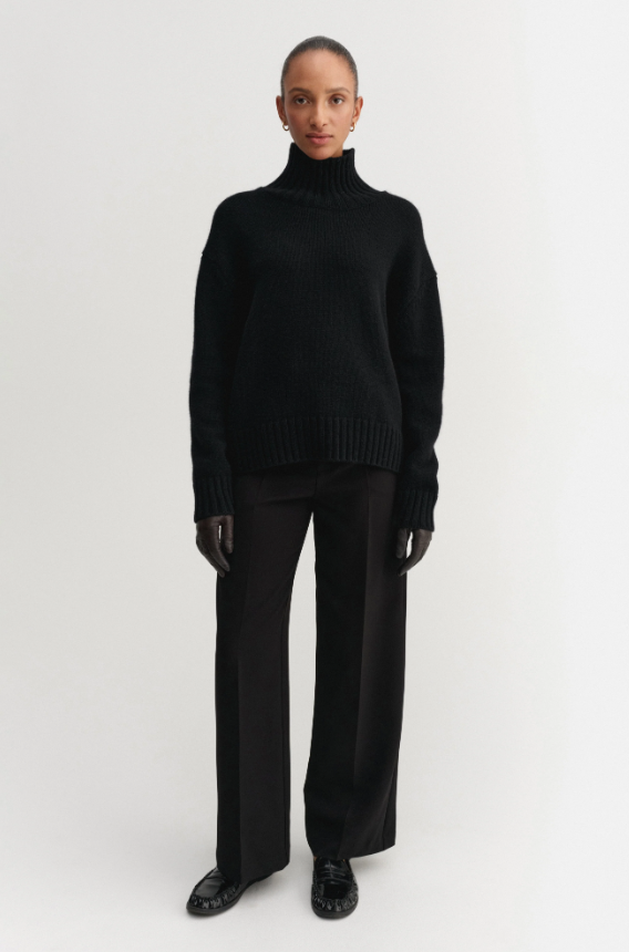 Nola Turtleneck Sweater - black
