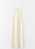 Winona Satin Dress - vanilla