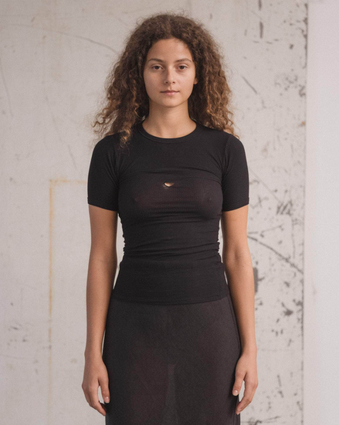 Heart Tee Shirt - Black