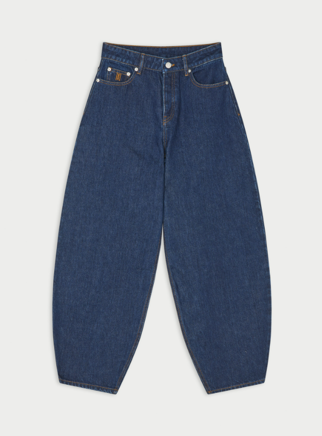 Dallas organic cotton jeans - Dark Blue Rinsed
