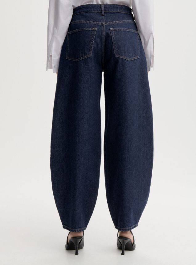 Dallas organic cotton jeans - Dark Blue Rinsed