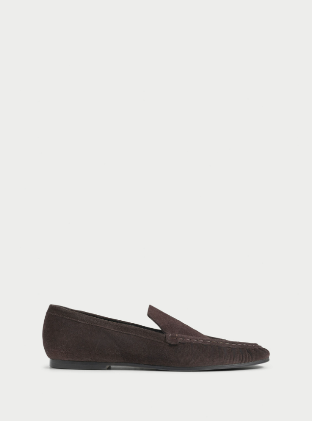 ELISA Suede Loafers - Desert Palm