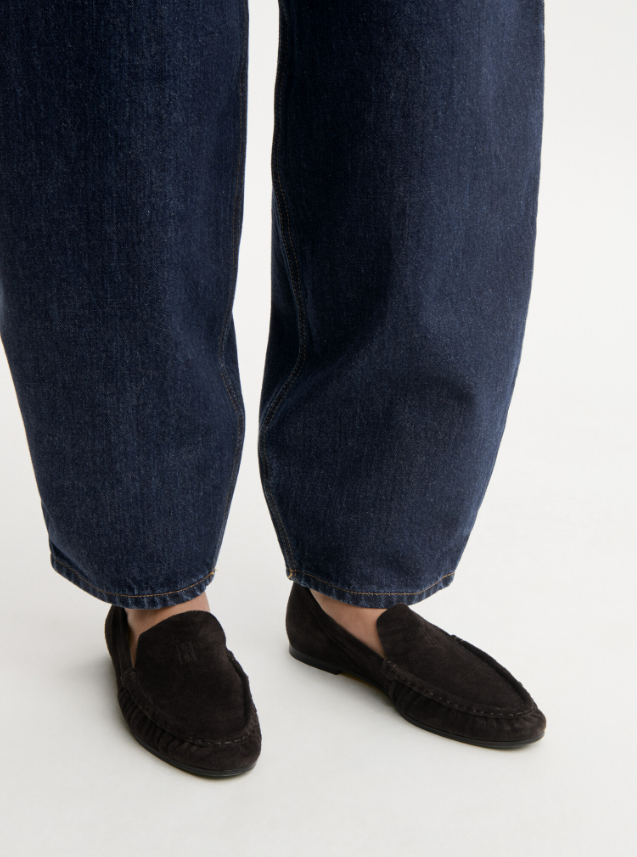 ELISA Suede Loafers - Desert Palm