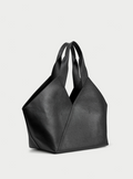 LUCILE leather tote bag - Black