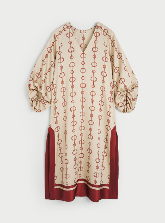 Semira maxi dress - Parisian Scarf Print