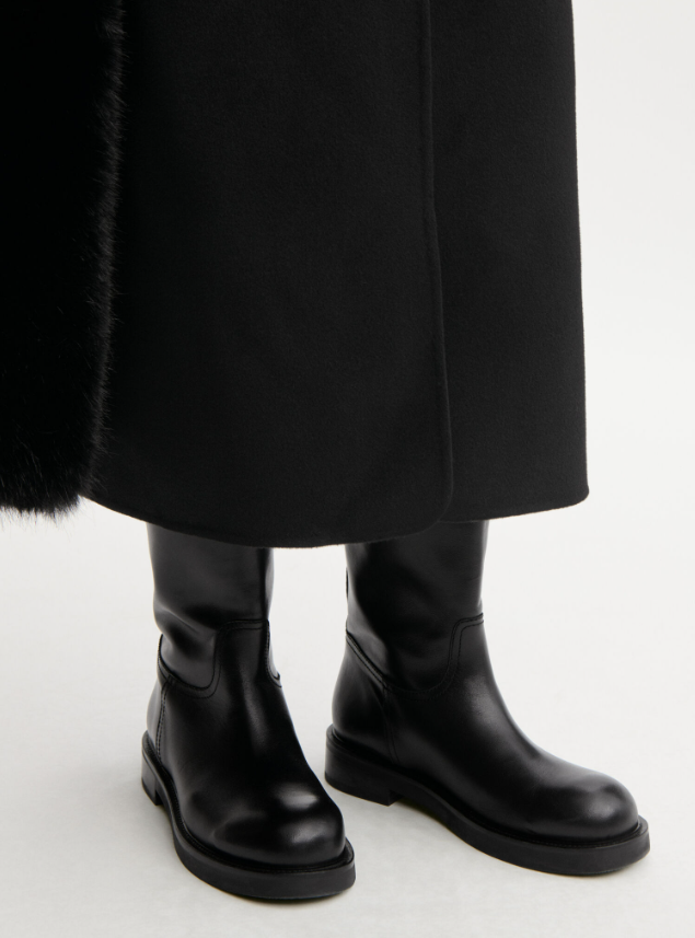 Evelyn leather boots - Balck