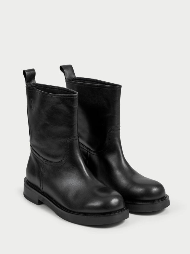 Evelyn leather boots - Balck