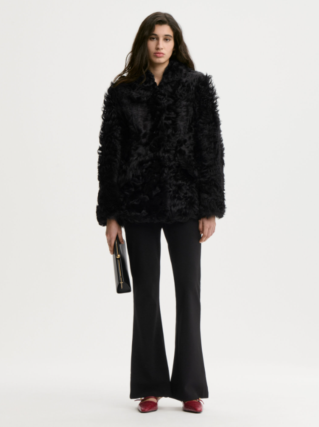 Vilesa flared trousers - Black