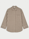 Derris Flannel organic cotton shirt - Fosil