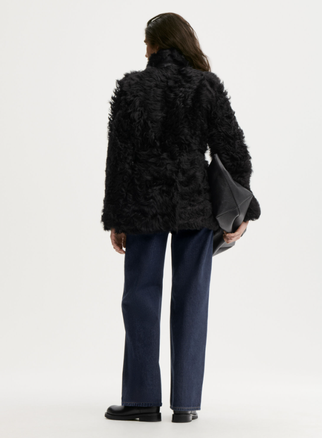 Adeline shearling jacket - Black
