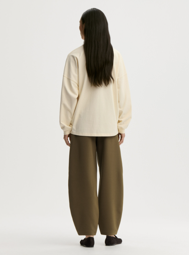Carala organic cotton sweatshirt - French Vanilla