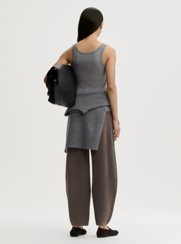 Dali organic cotton tank top - Grey Melange