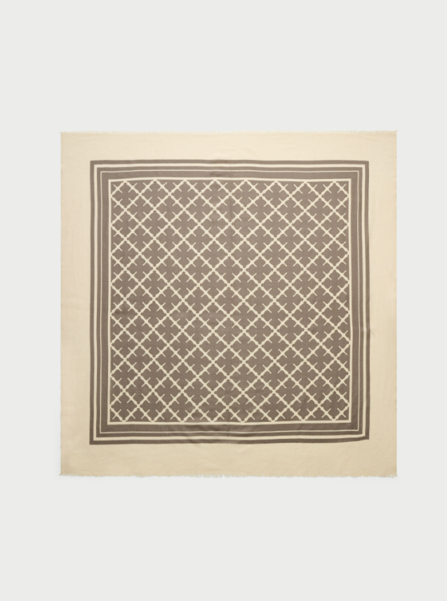 Cornelis wool scarf - French Vanilla