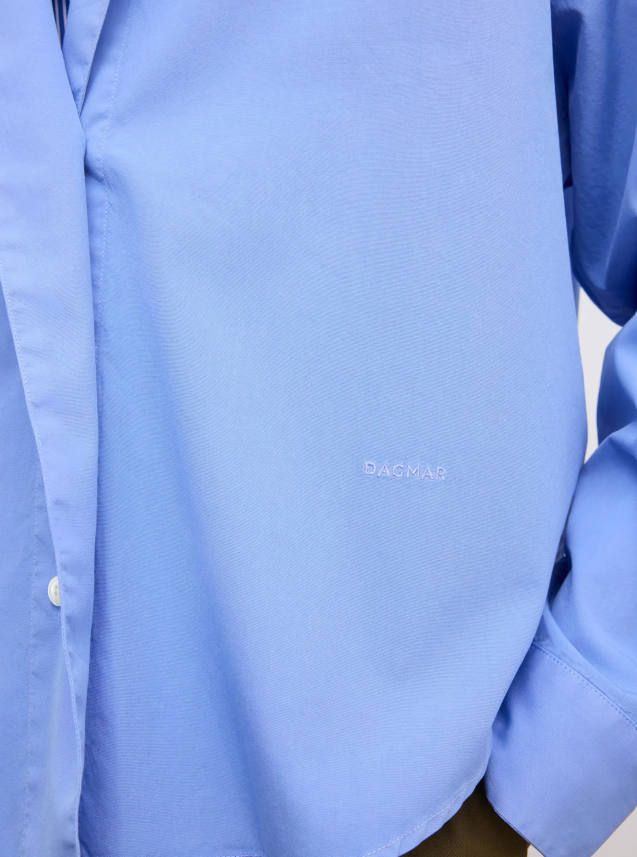 Cropped shirt - Mid Blue