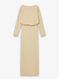 Maxi billow dress - Oat Beige