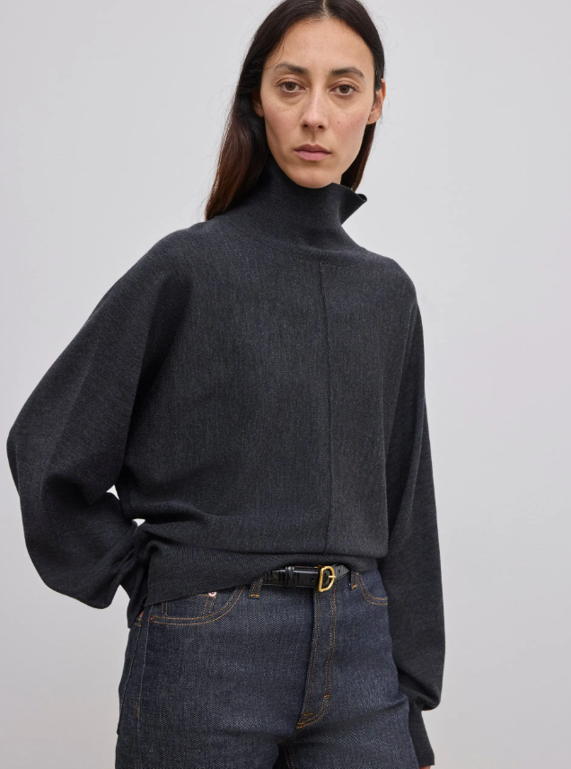 Merino turtleneck - Antracite Grey