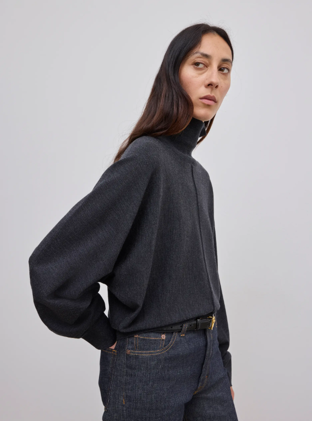 Merino turtleneck - Antracite Grey