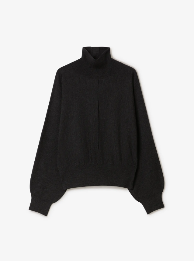 Merino turtleneck - Antracite Grey