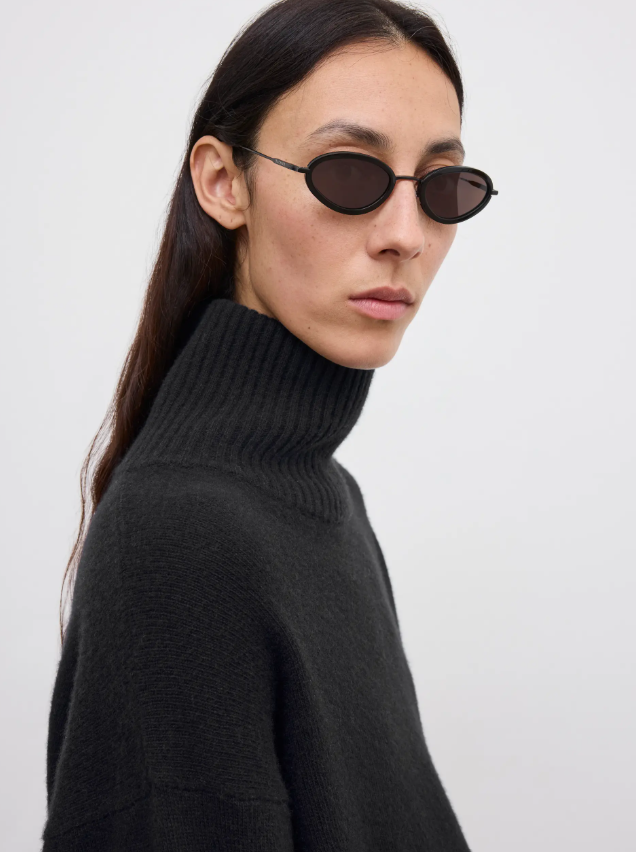 Soft wool turtleneck - Black