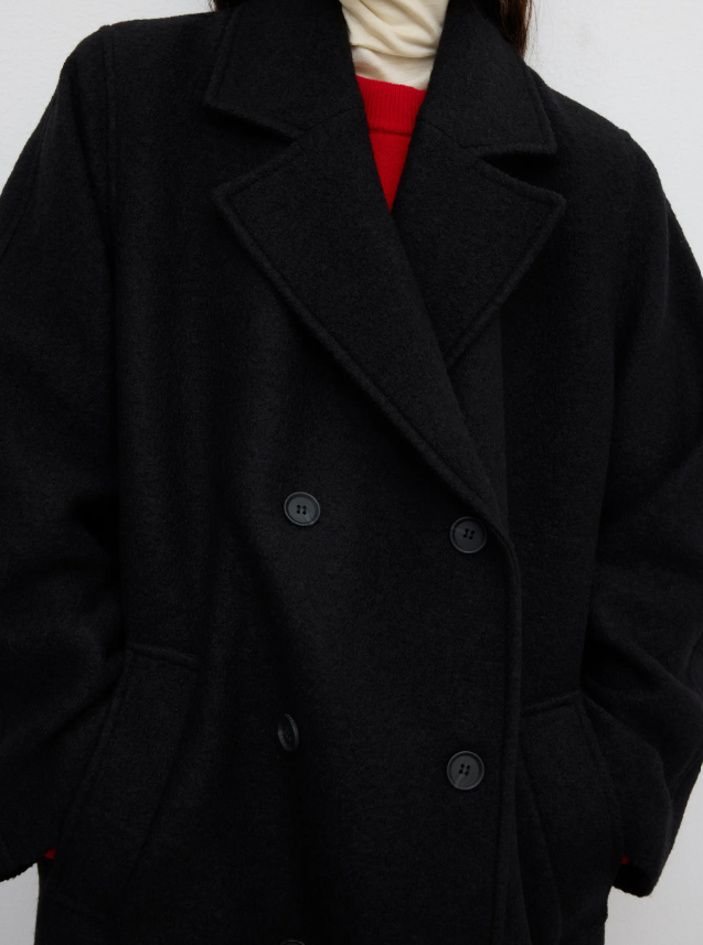 Db wool coat - Black