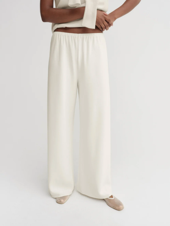 Bea Crepe Pants - cream