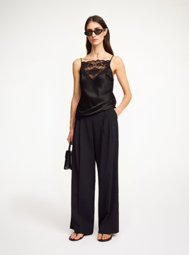 Cymbaria high-waist trousers - Black
