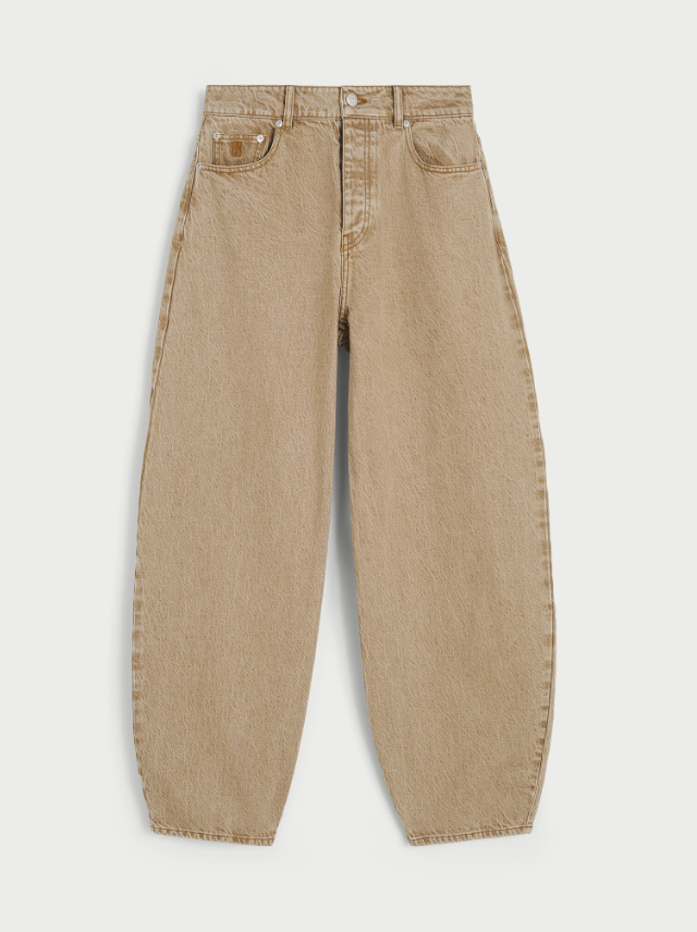 Dallas organic cotton jeans - Toasted Coconut