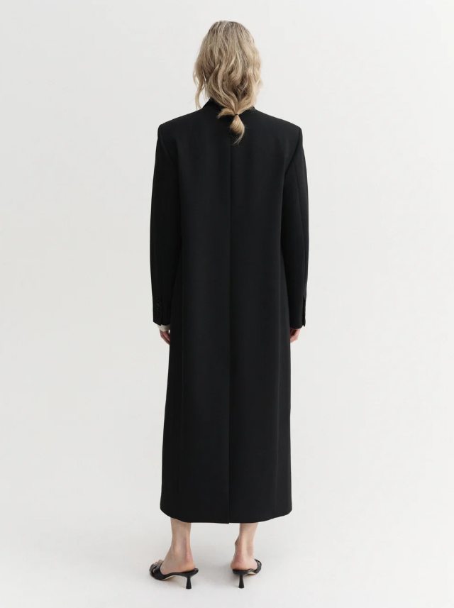 Margot Long Tailored Blazer - black