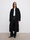 Suede coat - Black