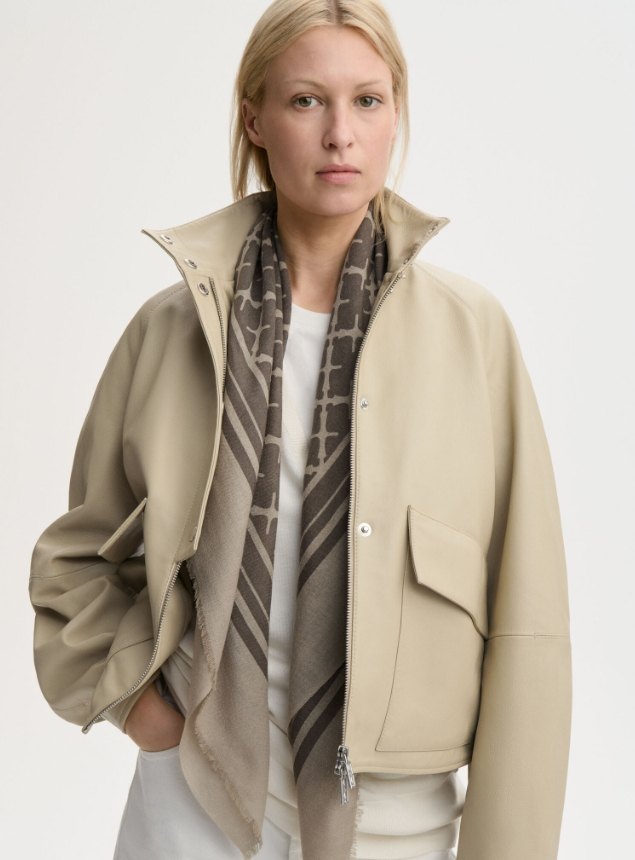 Cornelis wool scarf - Chocolate Chip