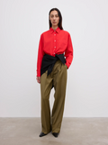 Classic poplin shirt - Red