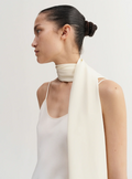 Duni Silk Scarf - vanilla