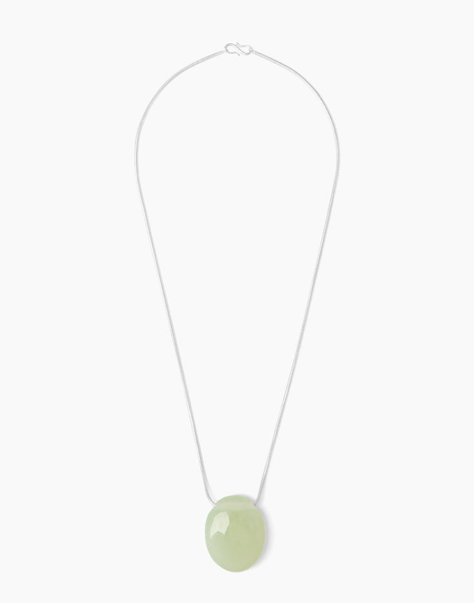 The Julia Necklace - Green Serpentine