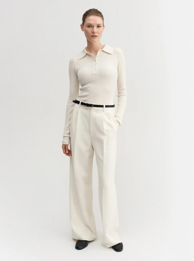Jules Rib Top - cream