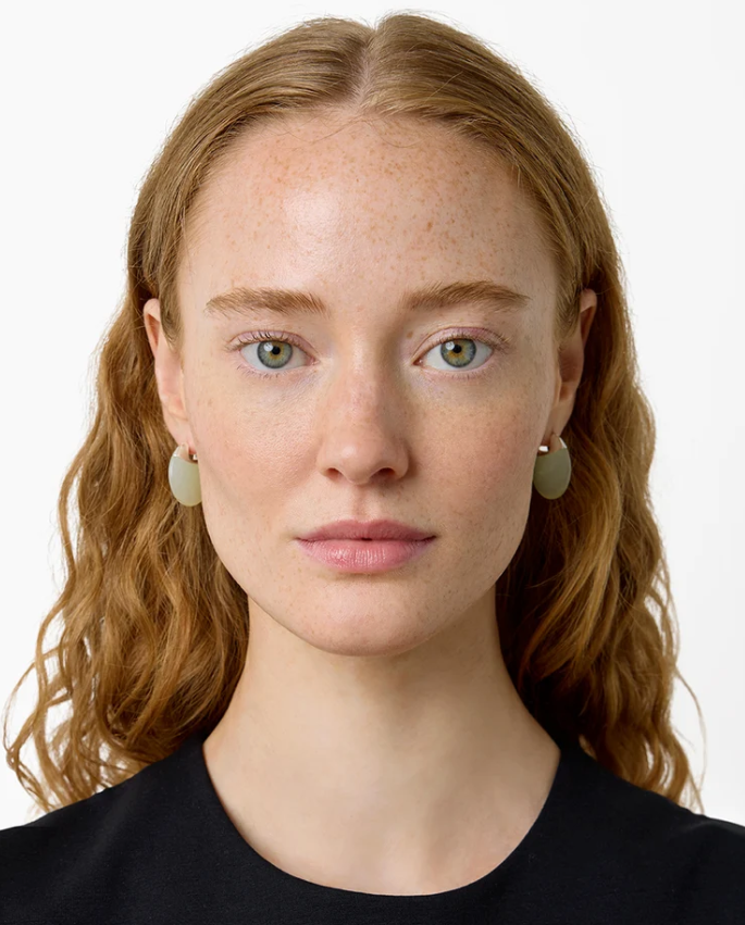 The Erin Earrings - Green Serpentine
