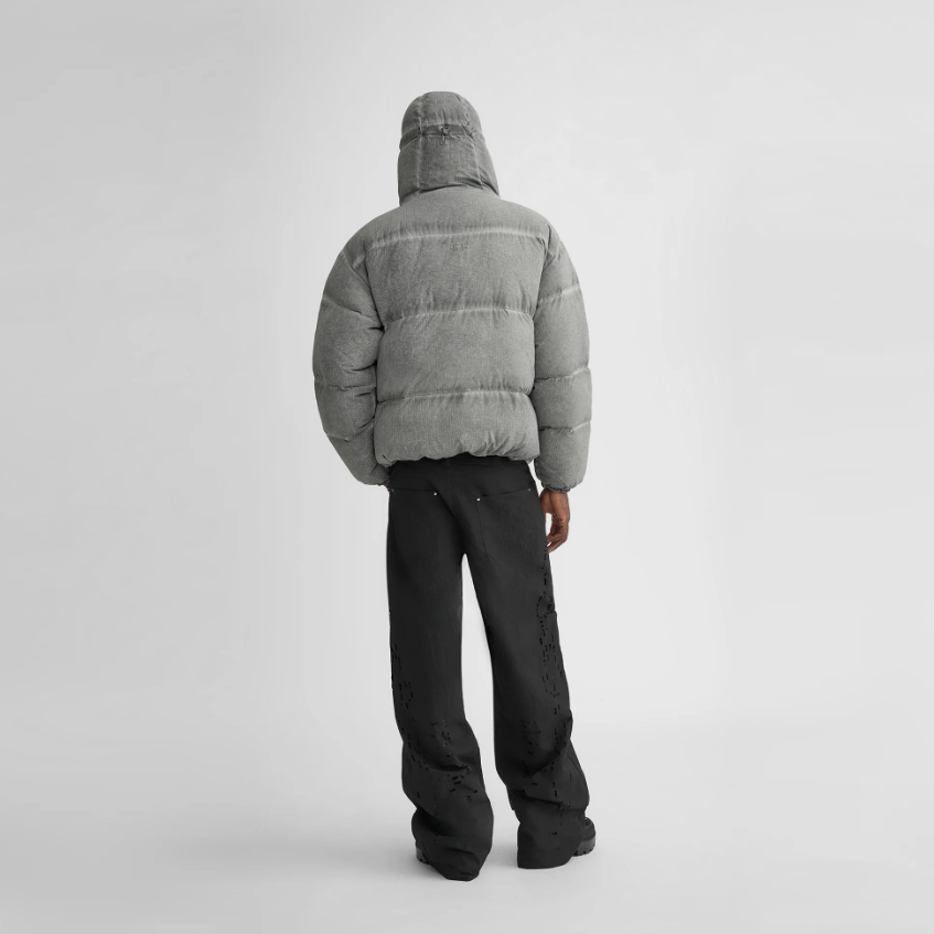 LUMEN DOWN PUFFER - Washed Dark Grey