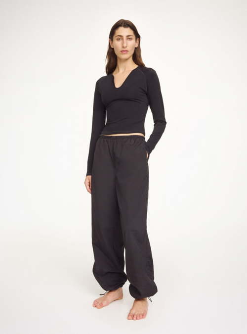 Alban parachute trousers - Black