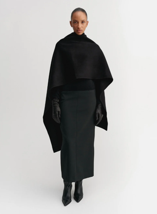 Colette Doublé Cape - black