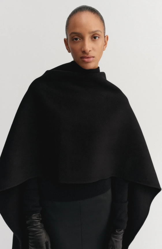 Colette Doublé Cape - black