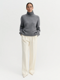 Nola Turtleneck Sweater - grey