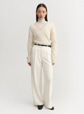 Yara V-Neck Sweater - vanilla