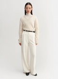 Yara V-Neck Sweater - vanilla