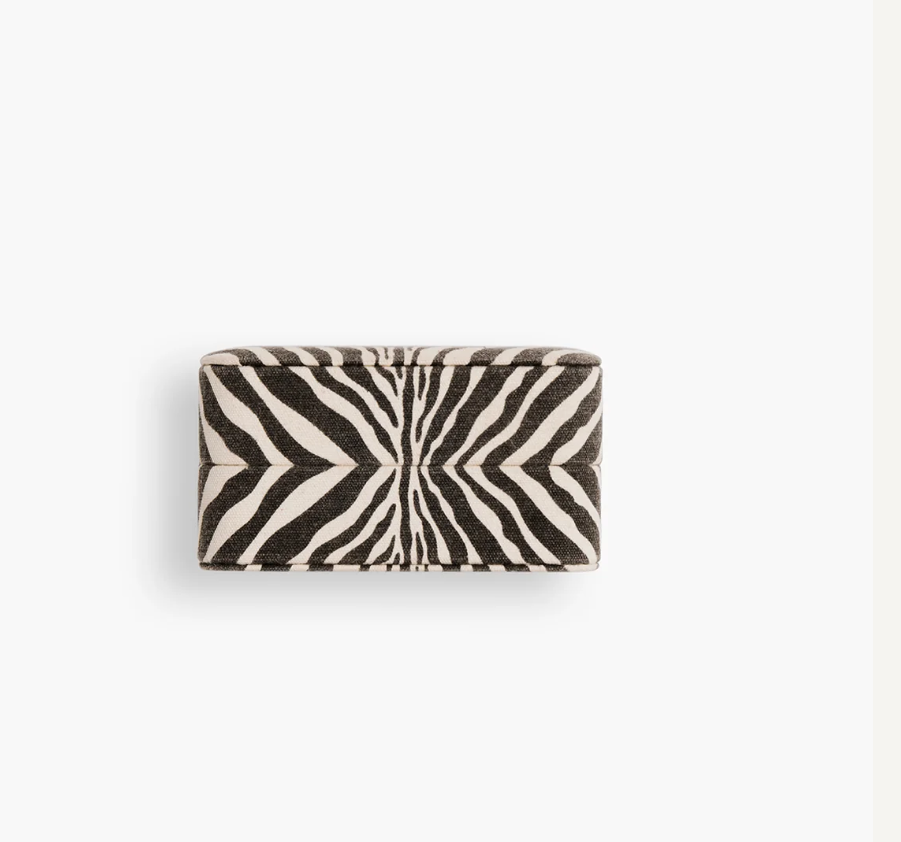 Jewelry Box Canvas - Zebra