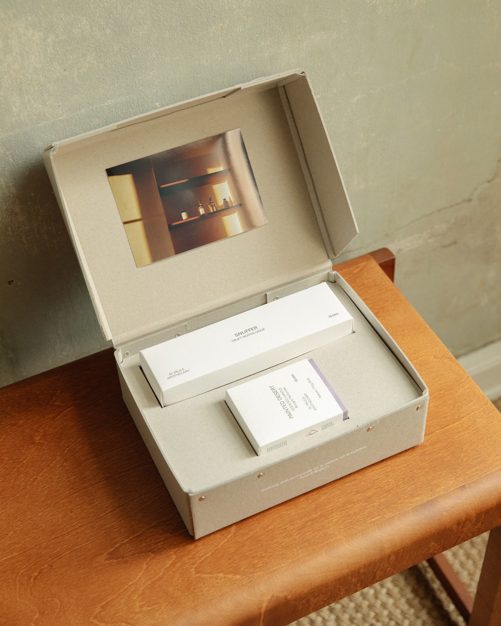 Gift Box: Scented Candle + Snuffer -  Painted Desert