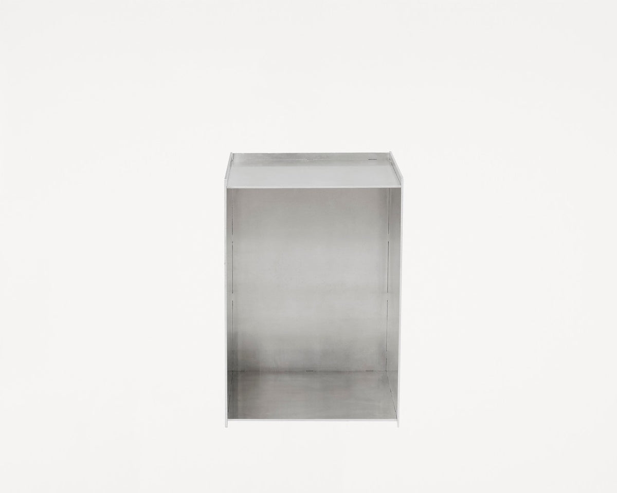 Rivet Box Table - Aluminum