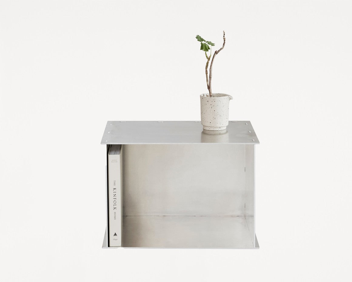 Rivet Box Table - Aluminum