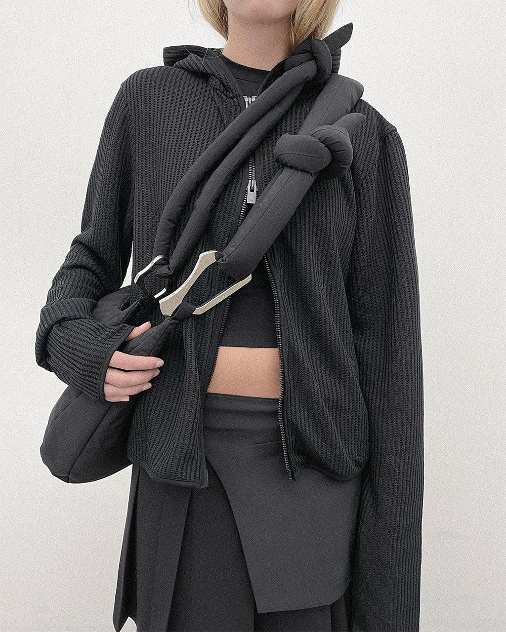MINI ATTACHE TOTE - Black