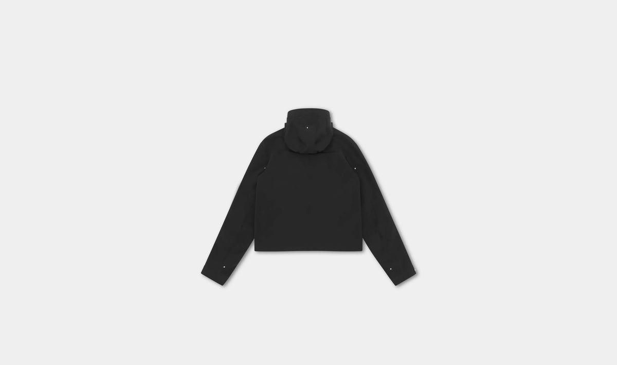 MOIRE TECHNICAL JACKET - Black