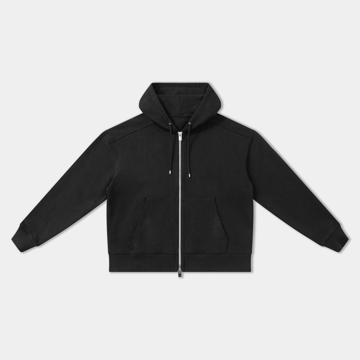 UNIFORM ZIP HOODIE - Black